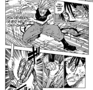 Yuki Tsukumo and Choso fight against Kenjaku (Image via Shueisha)